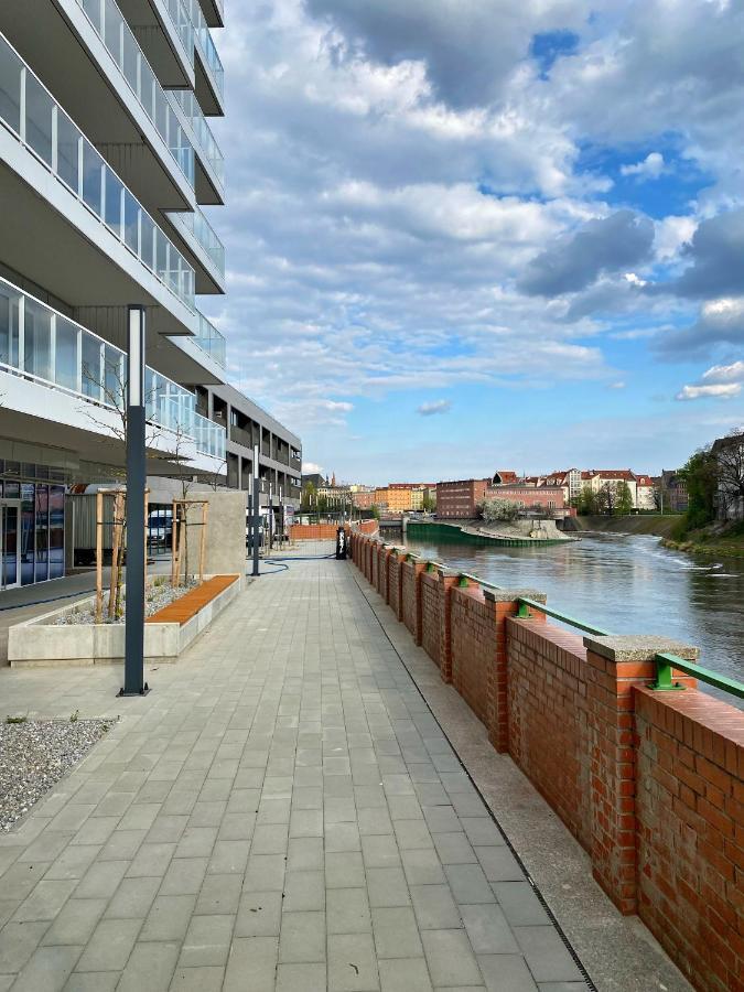 Piekny Apartament Nad Odra W Centrum Wroclawia Exterior foto